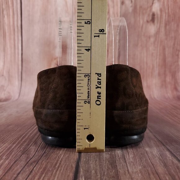 *FLAW* Thierry Rabotin Womens Size 8 Leopard Print Loafer Flats Shoes - Picture 12 of 14